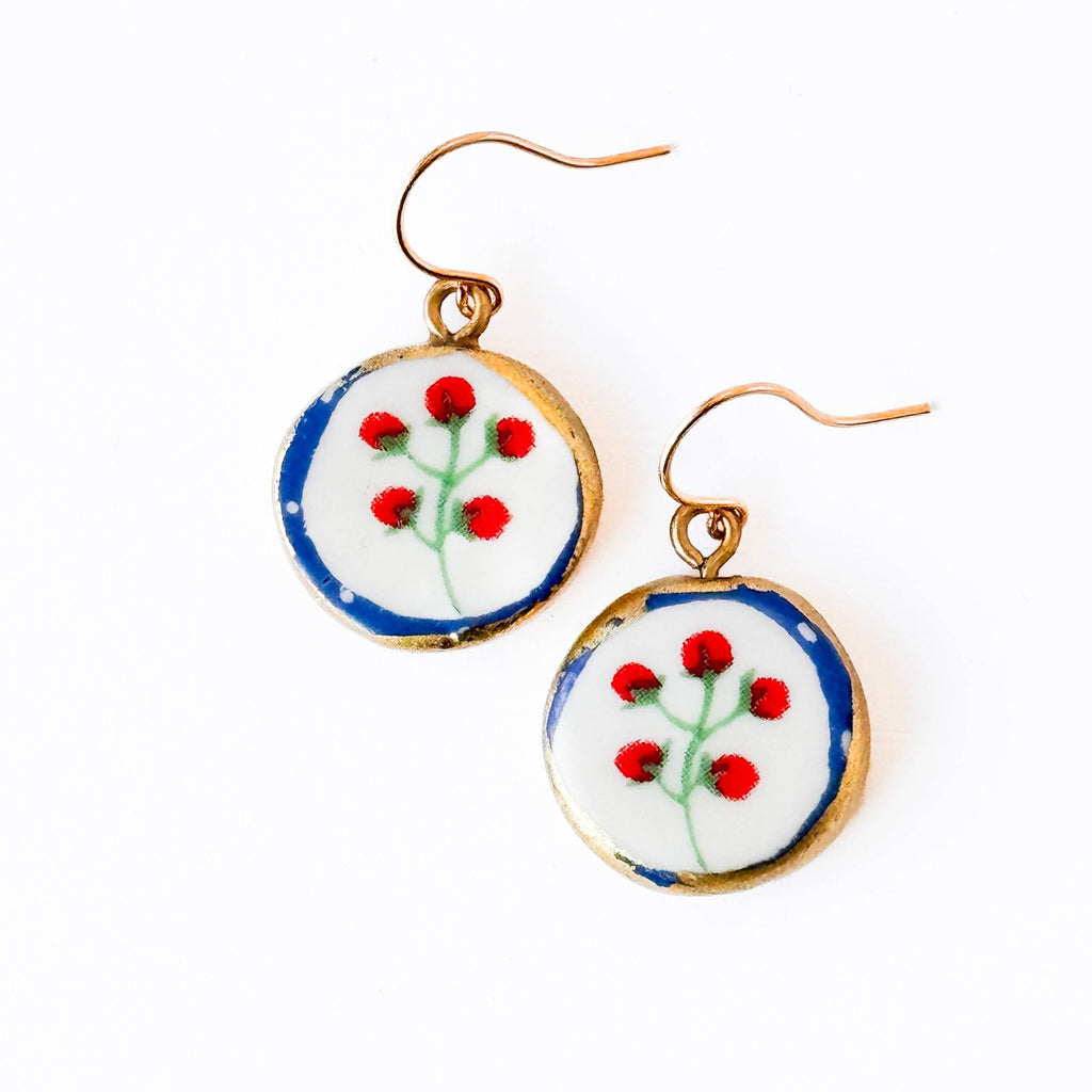 Cherry Tomato Drop Earrings