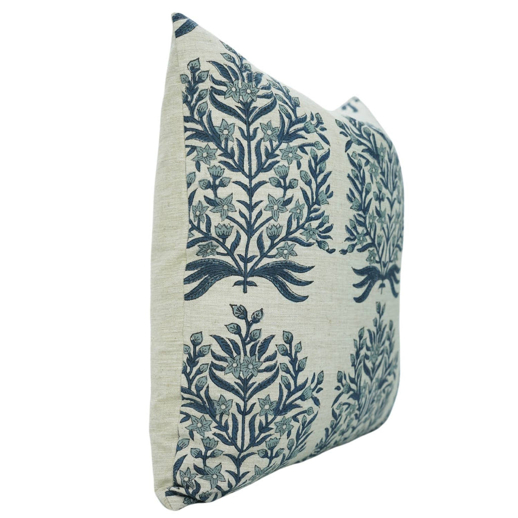Bohemian Block Linen Blend Cushion Cover - Vrindavan 20X20