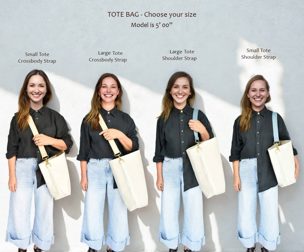 Ivory Tote Bag- Only tote - WITHOUT STRAP