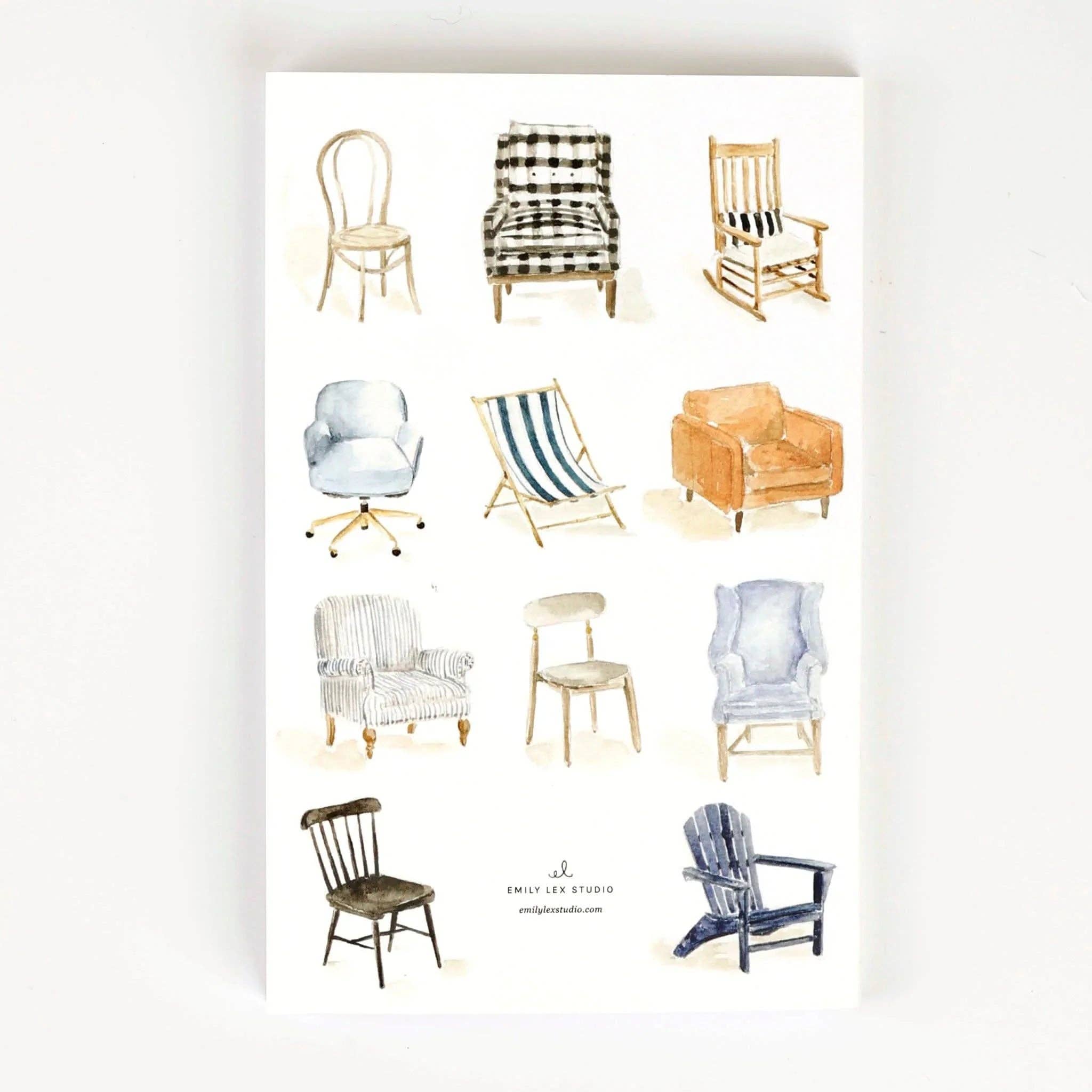 Everyday notebook soft touch lined: Chairs