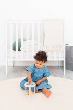 Wooden Shape Sorter, Toddlers Montessori Learning Toy