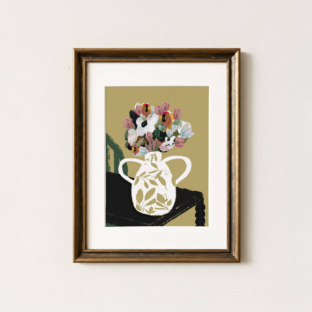 Floral Still Life Art Print: New England Giclée Wall Decor