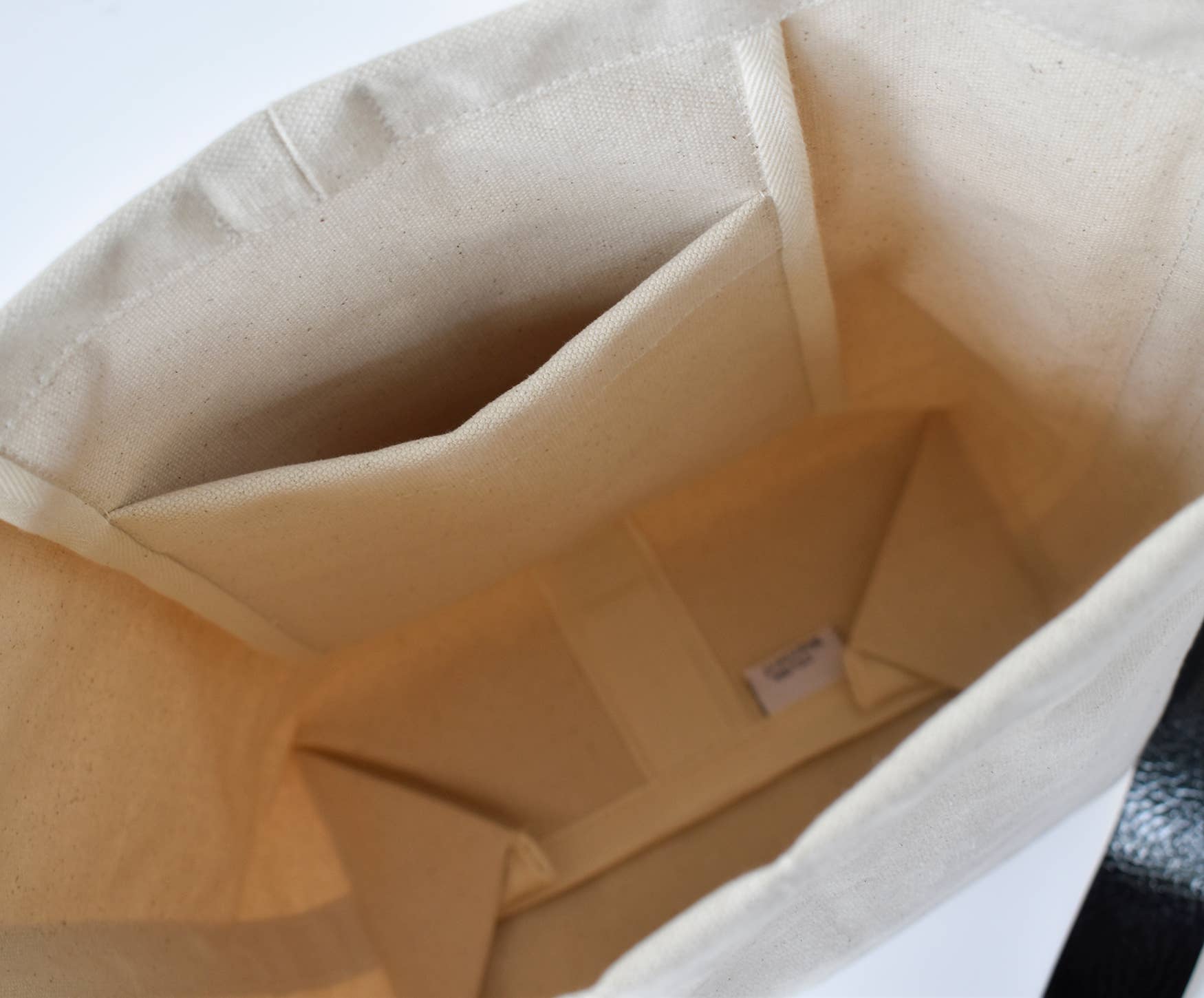 Ivory Tote Bag- Only tote - WITHOUT STRAP