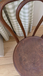Antique J. & J. Kohn Bentwood Chair with Embossed Seat
